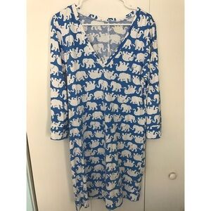 Lilly Pulitzer Christie T-Shirt Dress- Tusk in Sun
